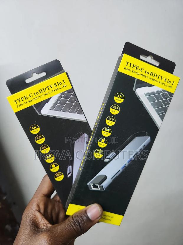 Type-C to HDMI 8 in 1 Adapter - thumbnail 3