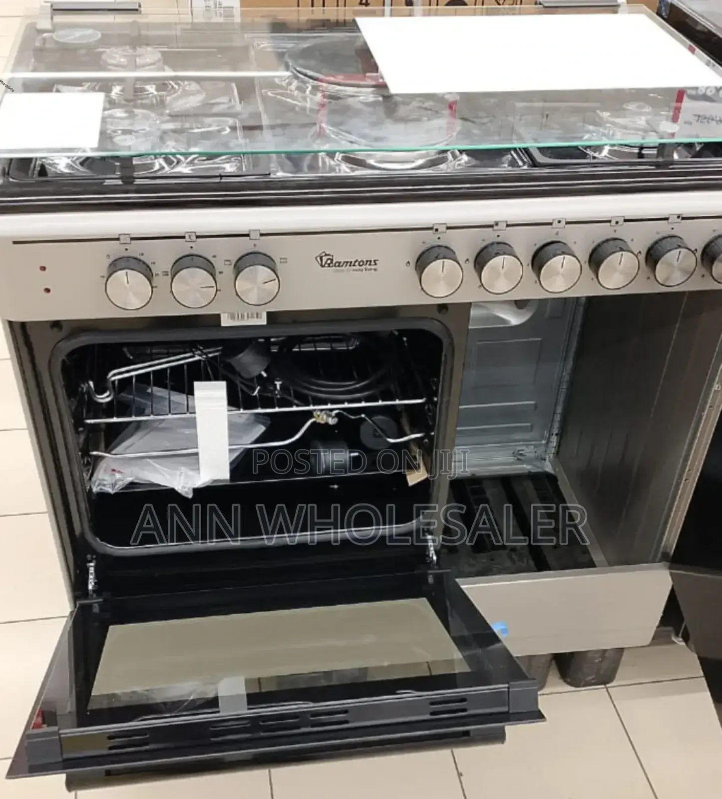 Stainless Steel 60 by 90 Ramtoms -With Gas Compartment RC/98