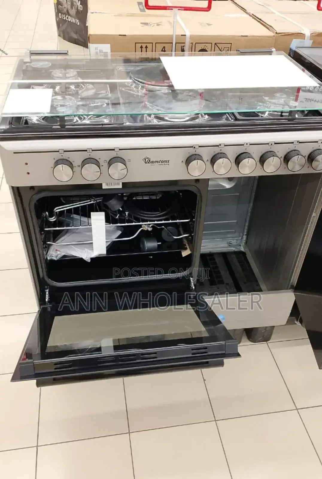 Stainless Steel Ramtons 60 by 90-Electric Oven EO,-55