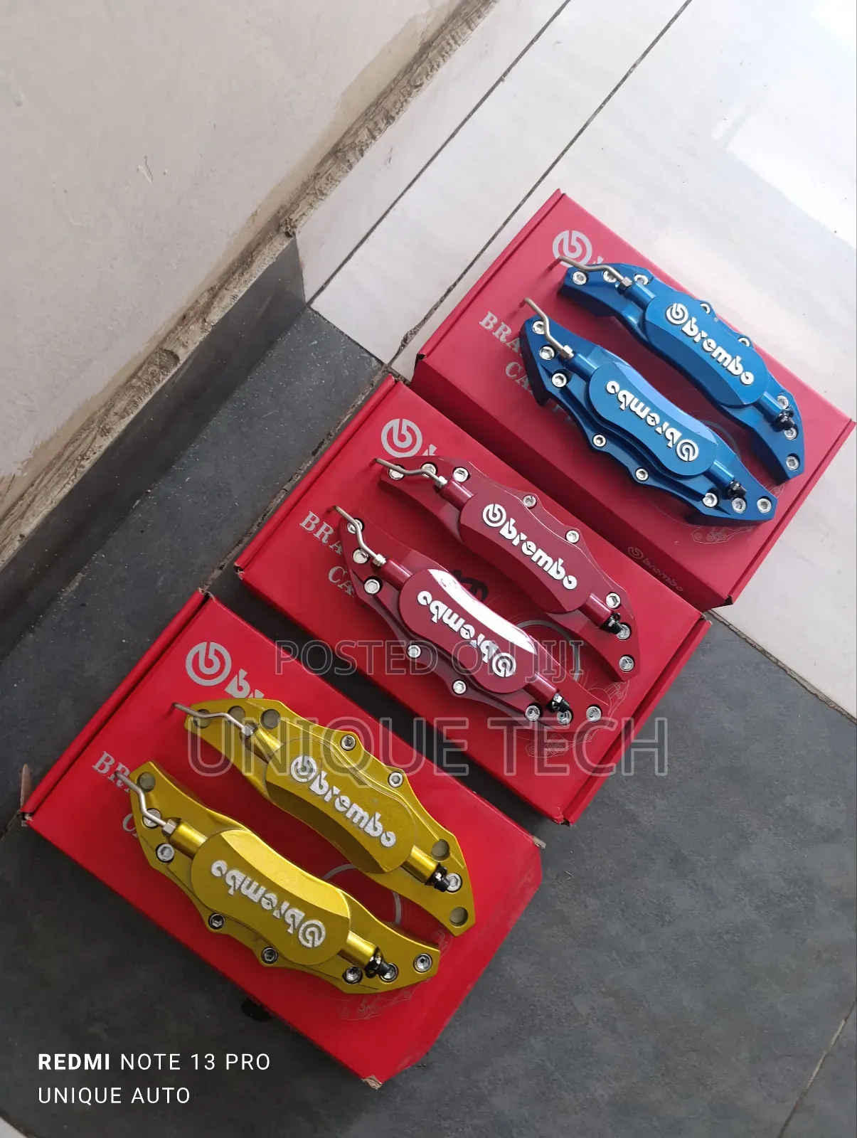 Universal Fit Metallic Brembo Covers