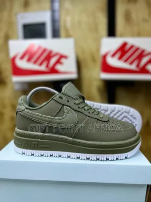 Green*Airforce-1 Luxe* Sneakers