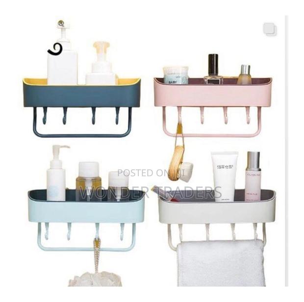 Bathroom Orgarnizer (White, Blue - main view