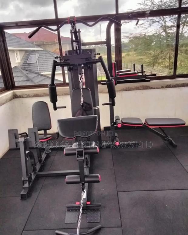 3 Station Multigym With Leg Press Machine - main view