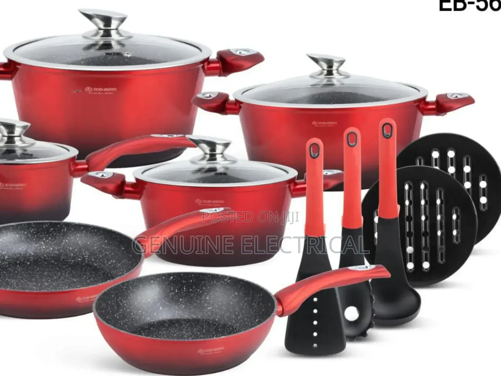 15pcs Edenburg Nonstick Cookware Set ED/15