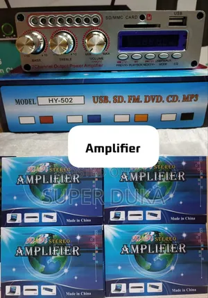 Hi Fi Stereo Amplifier.2 Channel,USB,SD,FM.Aux.HY 502