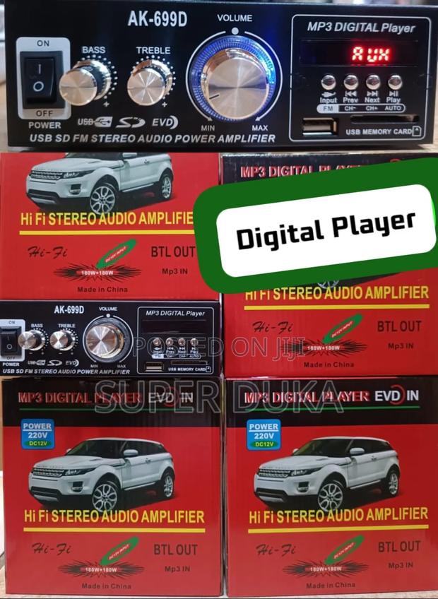 Amplifier.Hifi Stereo Digital Player.Fm,Usb,Mem.AK 699D