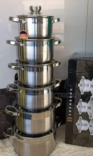 12 Pieces Stainless Steel Edenburg Cookware EB/12P
