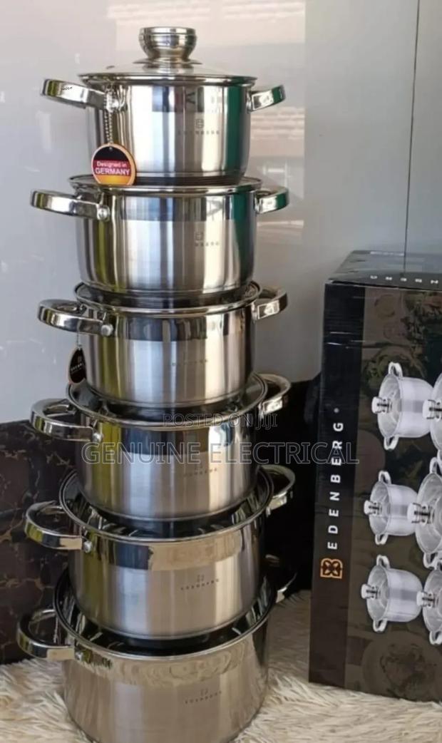 12 Pieces Stainless Steel Edenburg Cookware EB/12P