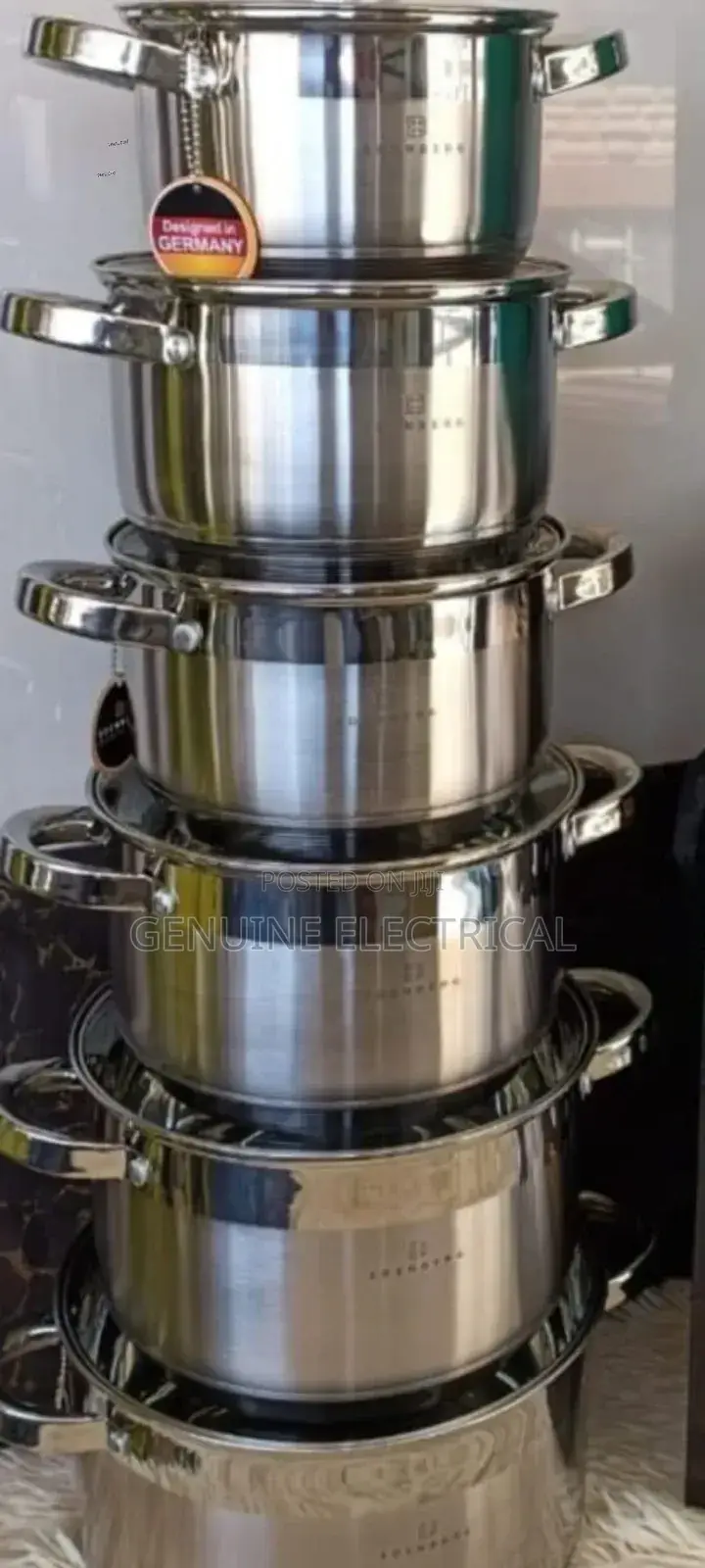 12 Pieces Stainless Edenburg Cookware EB/12P