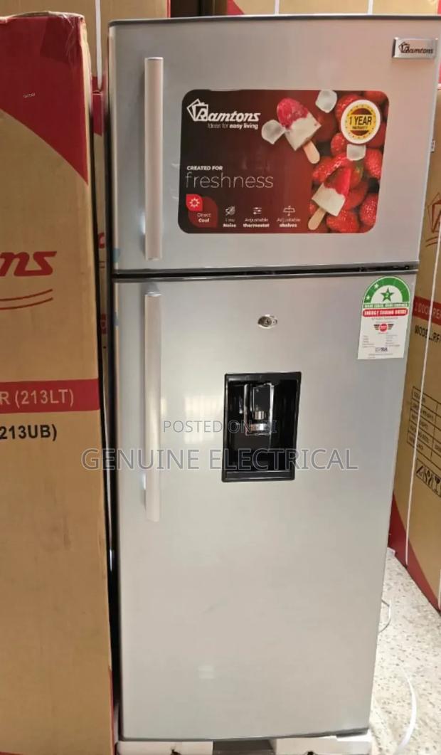 Ramtons 213ltrs 2 Door Direct Cool Fridge+ Dispenser Df