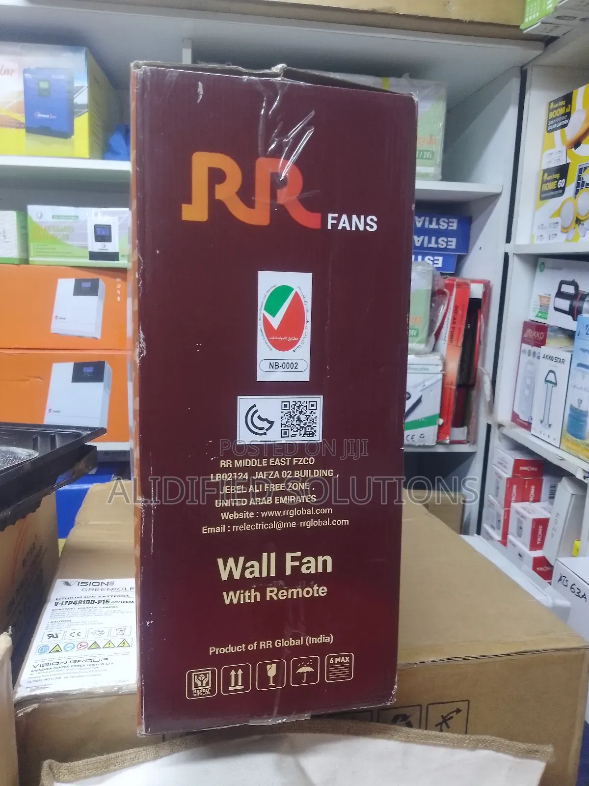 Wall Fan RR Wall Fan With Remote