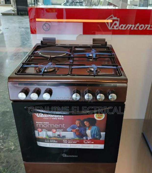 Ramtons Standing Cooker 60*60cm. 3G+1 Electric Oven RM/CG