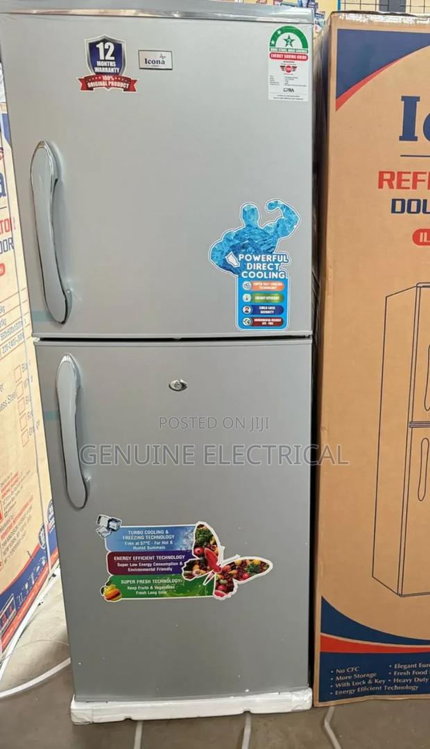 Icona 225 Litres Double Door Refrigerator Plus Handle IC