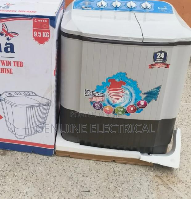 Icona 9.5kgs Twin Washing Machine ICW