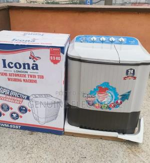 Icona 9.5kgs Twin Tub Semi Auto Washing Machine ICW - thumbnail 2