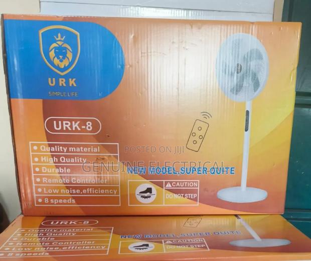 Remote Controlled URK 16" Modern Stand Quiet Fan RKF