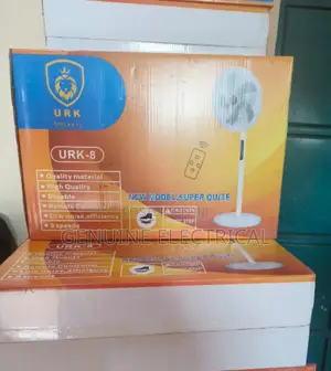 Remote Controlled URK 16 Inch Modern Standing Quiet Fan RKF