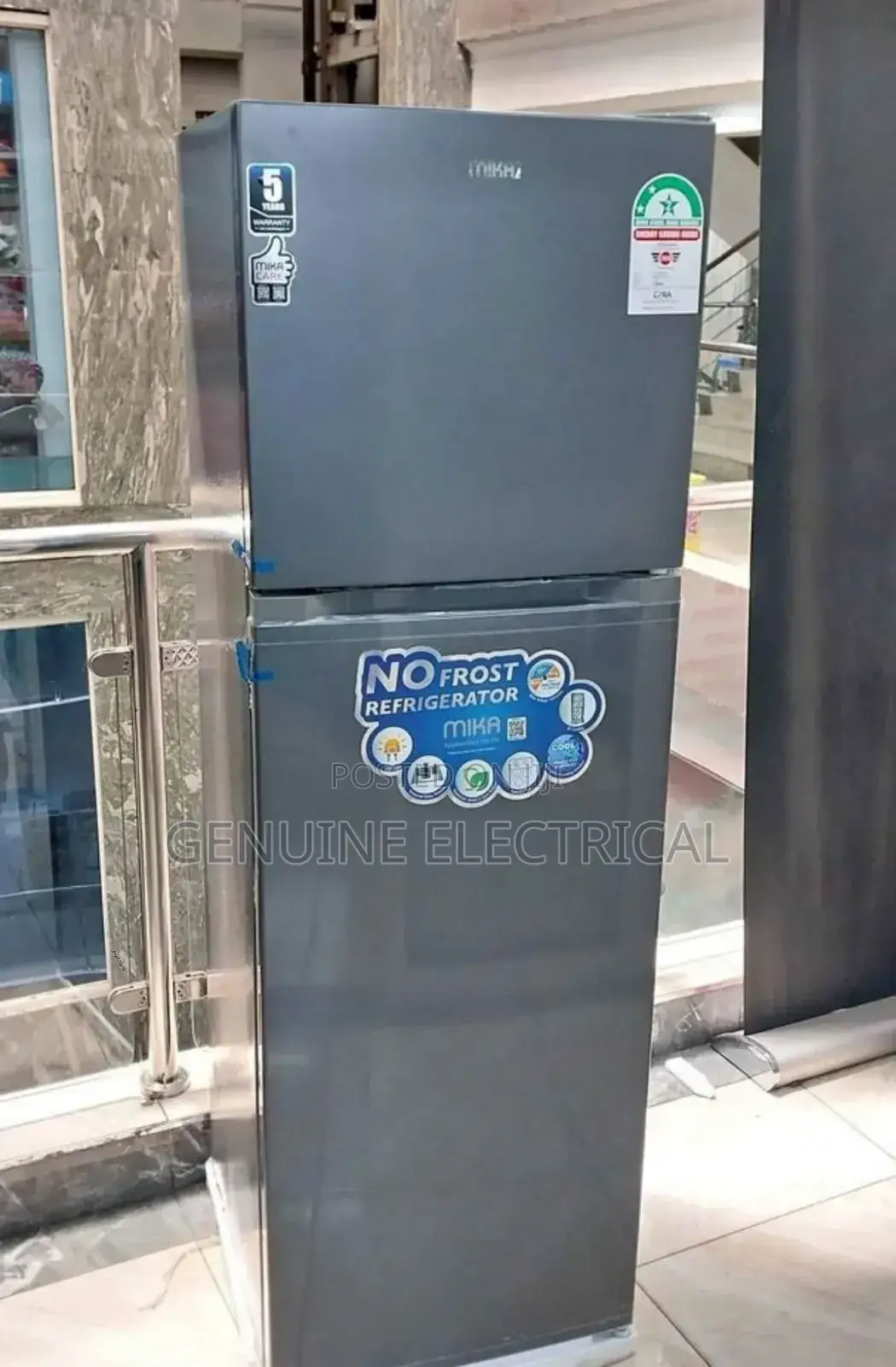 Mika 255ltrsdouble Door Fridge No Frost MFR