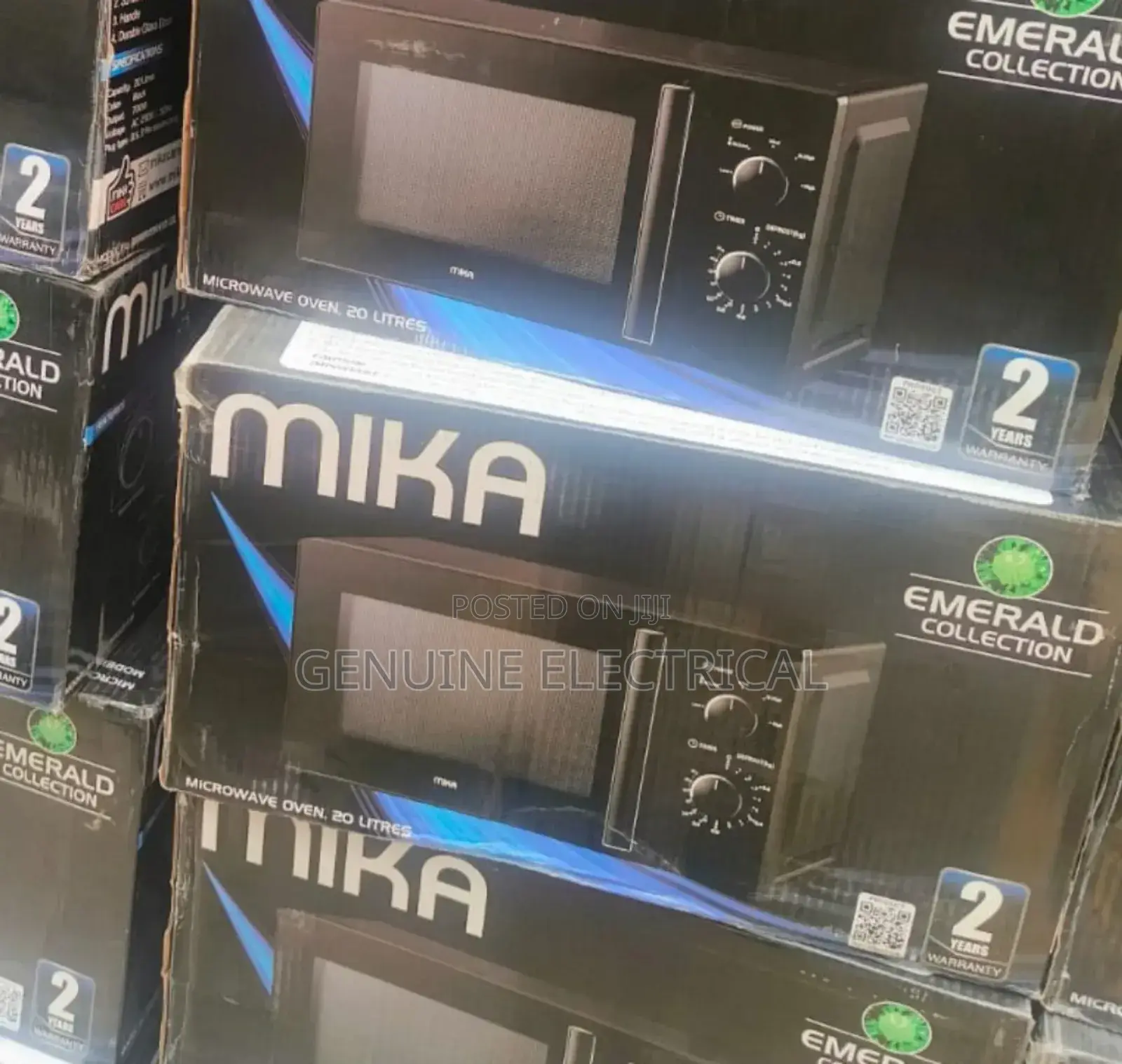 Mika Microwave Manual - Black. MW20