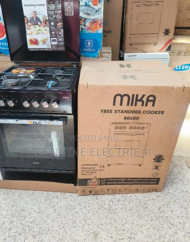 60*60 Mika 3gas +1electric Free Standing Gas Cooker M/G - main view