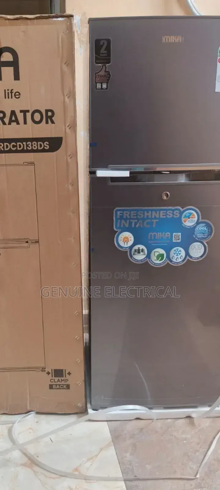 Mika 138 Litres Two Door Refrigerator M138dd