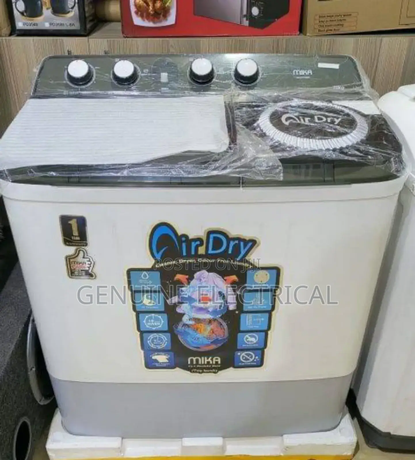 Mika Twin Tub Washing Machine, 10kg MWM1