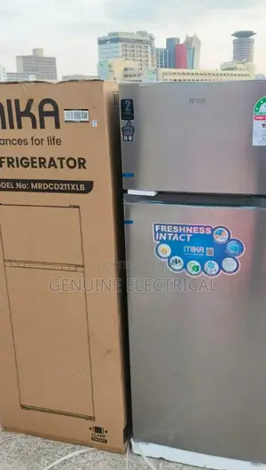 Mika 211litres Two Door Refrigerator M211DDL