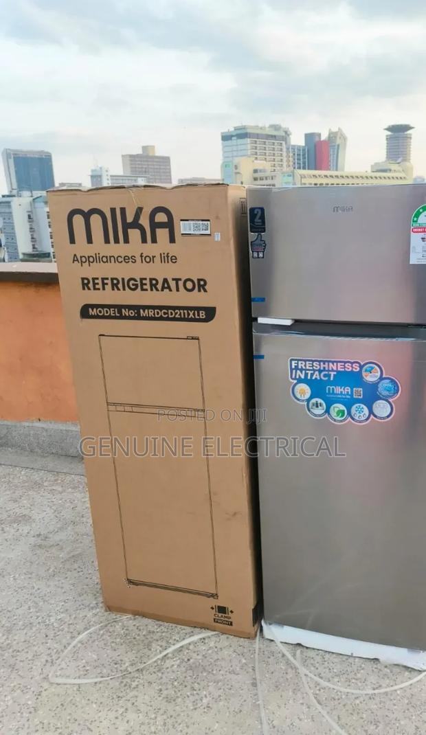 Mika 211L Double Door Refrigerator M211DDL