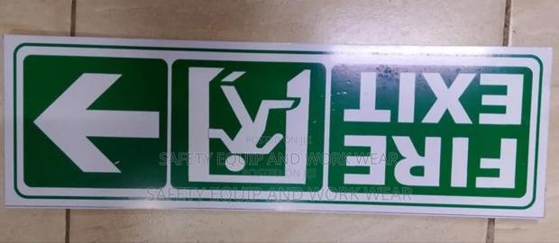 Reflective Fire Exit Sign