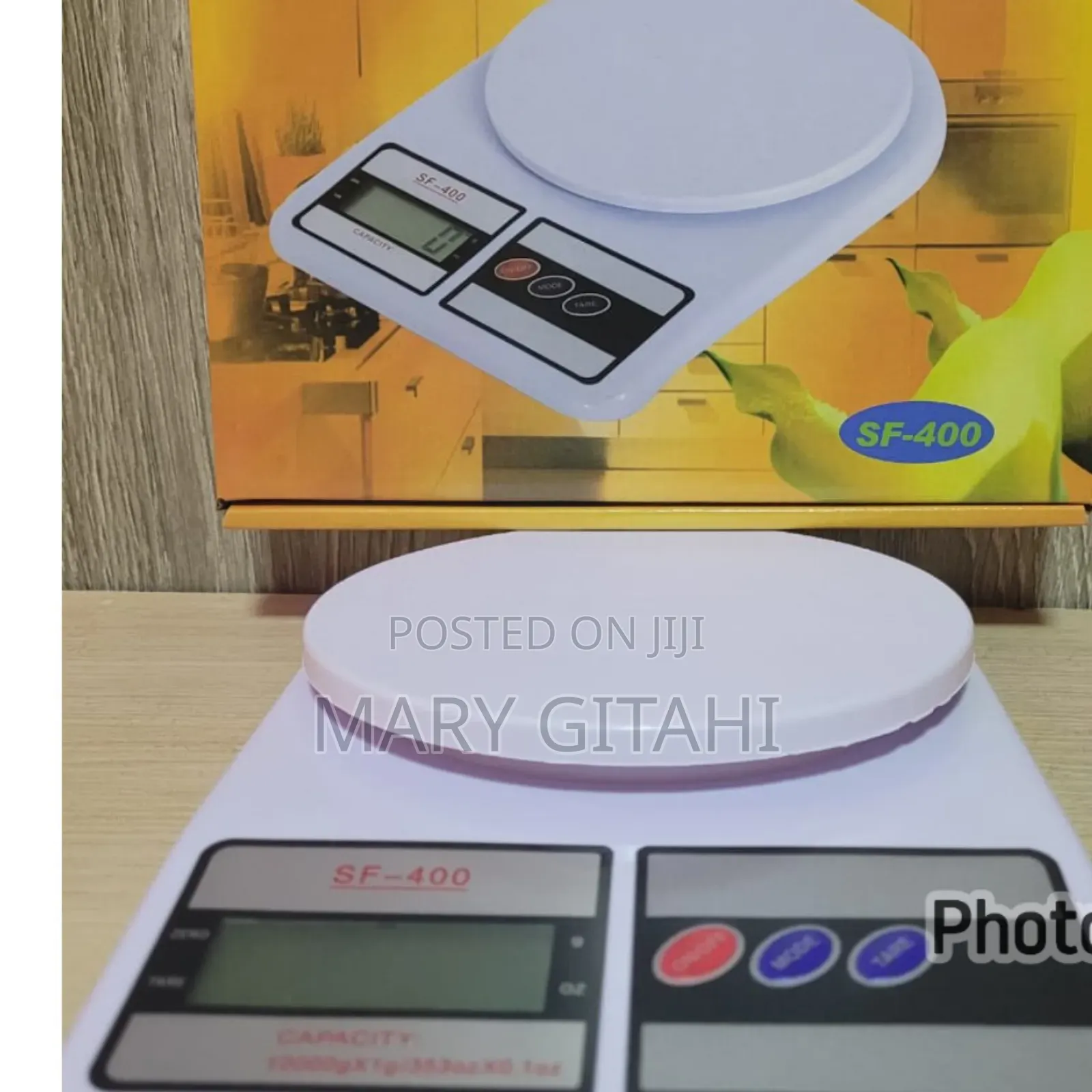 White New Digital Kitchen Measuring Scales