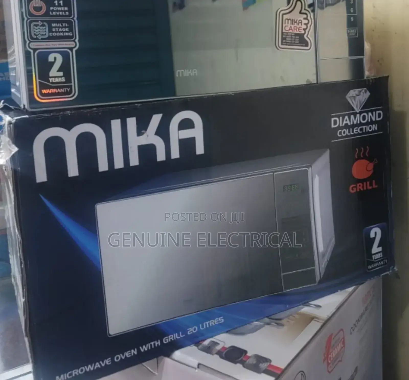 Mika Microwave Oven Grill 20ltr With 1000W Silver MGL