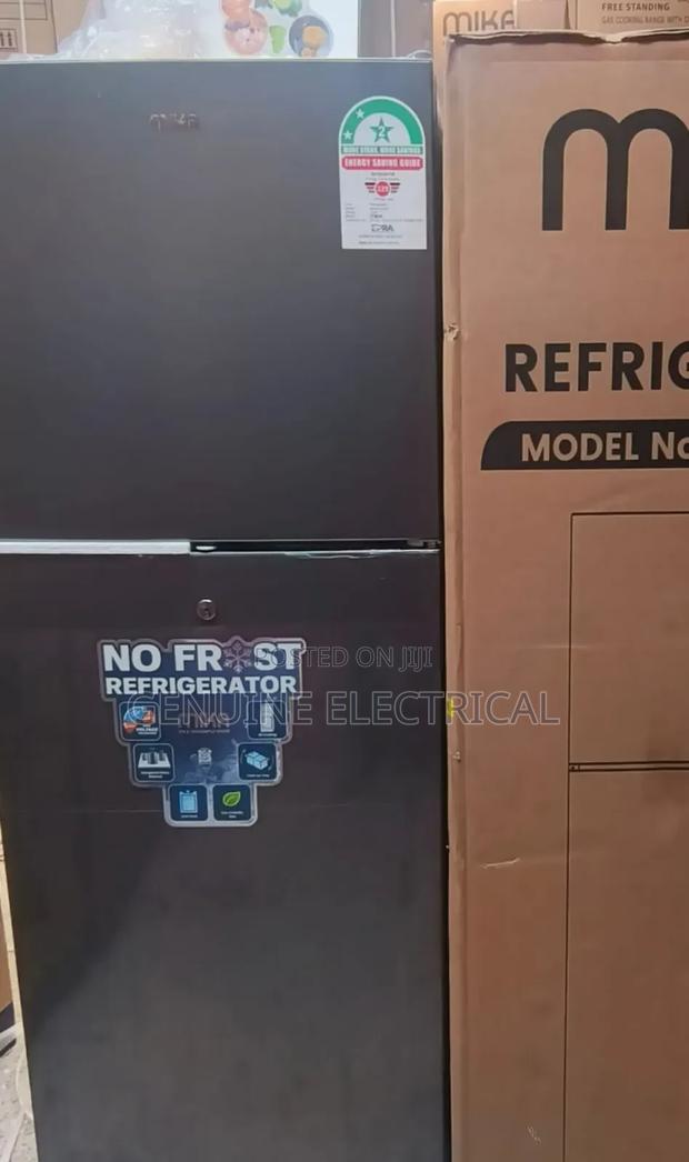 Mika 202litres No Frost Two Door Refrigerator Rm