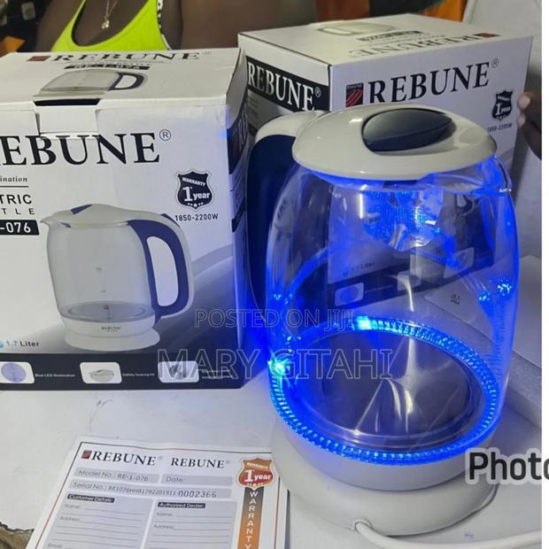 1.7L Rebune Glass Kettle at 1999