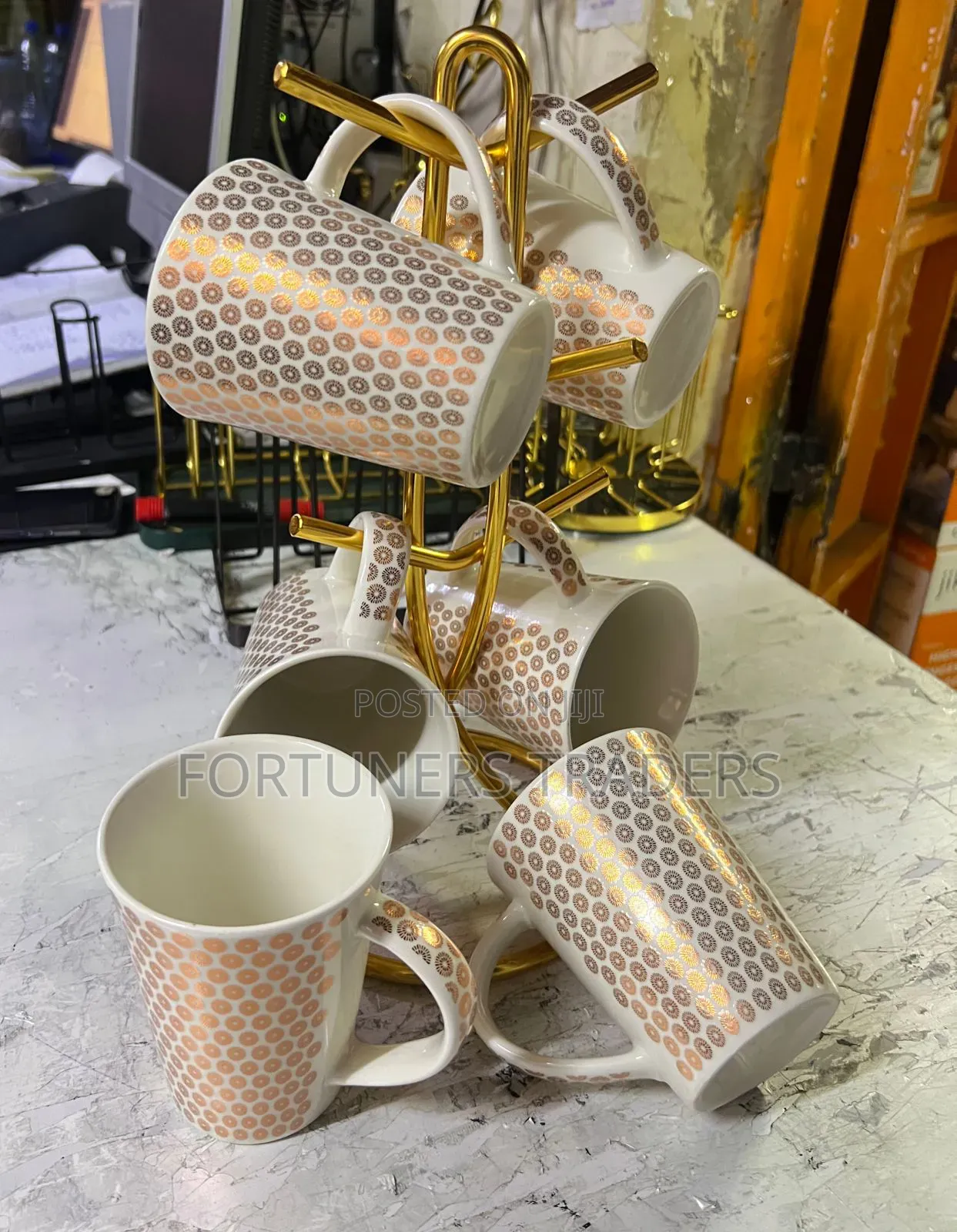 6 Mugs Ceramic 350 Ml