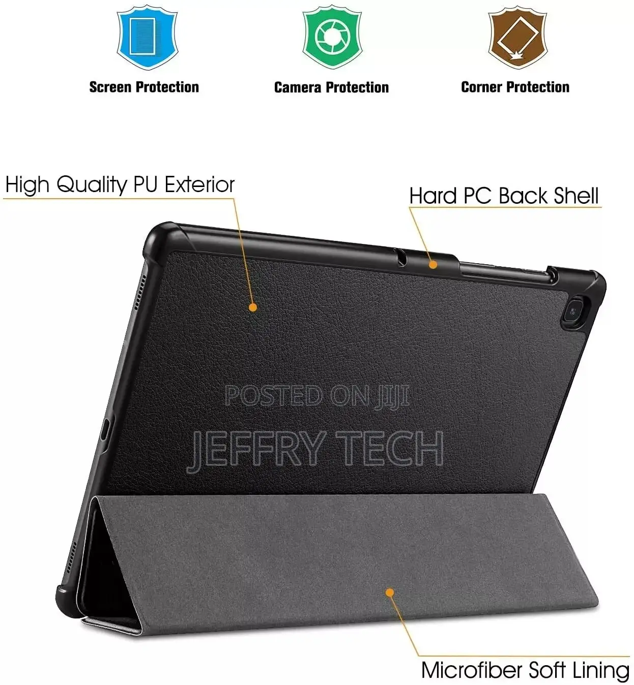 Case for Samsung Galaxy Tab S5e 10.5 2019 SM-T720 Tri- Cover