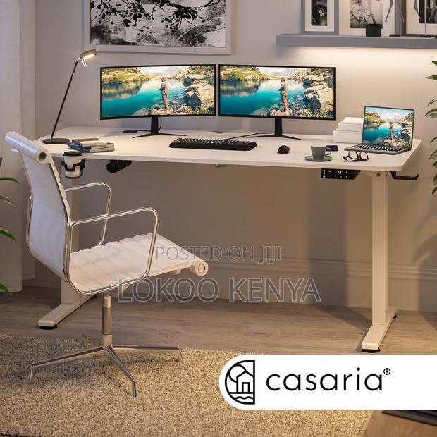 Office Desk:1.4 Meter Electric Adjustable Office Desk