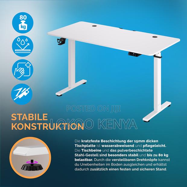 Office Desk:1.4 Meter Electric Adjustable Office Desk - thumbnail 4