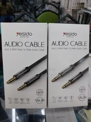 Yesido Aux 3.5mm Male to Male Audio Cable Black