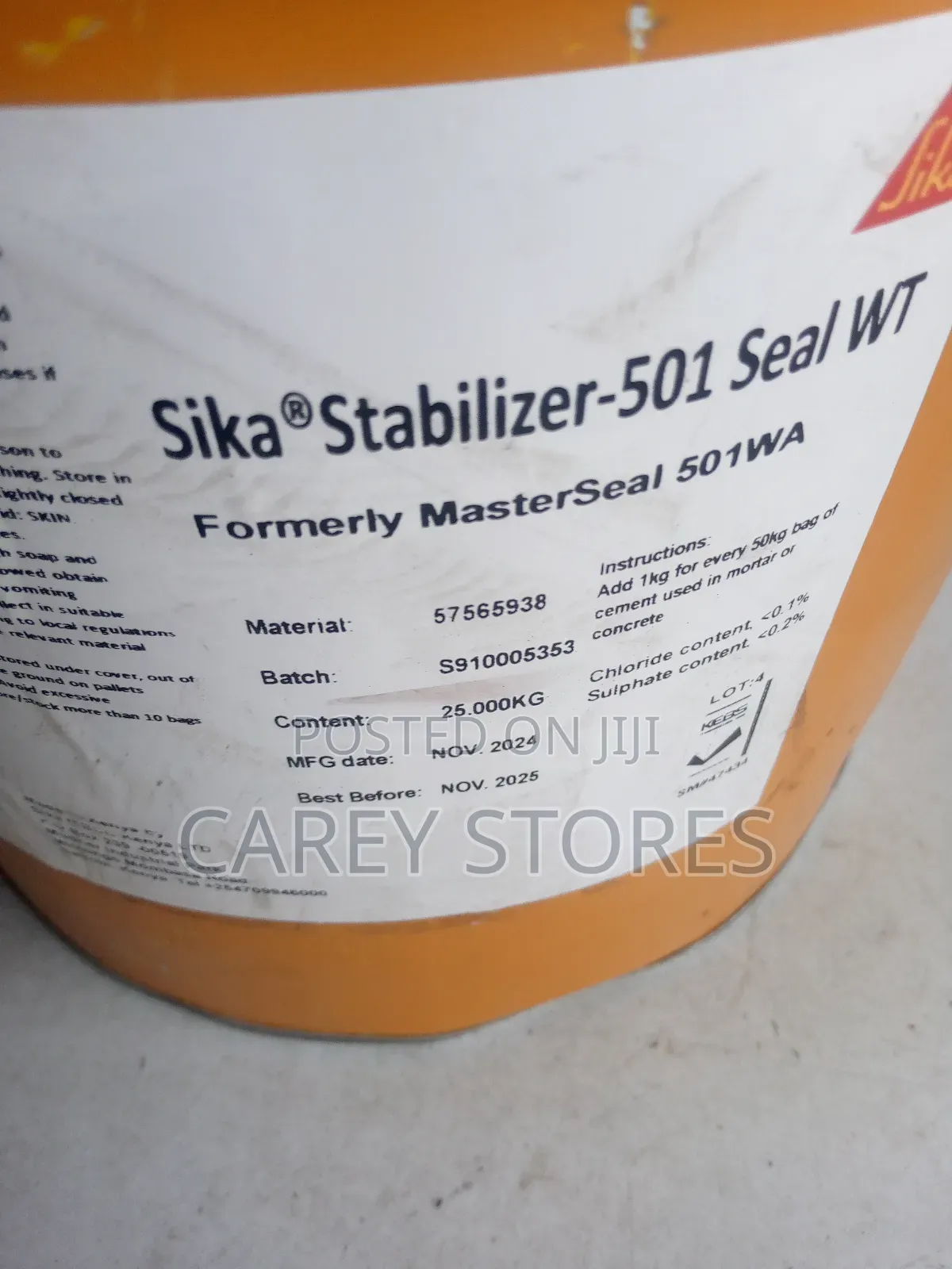 Masterseal 501 WA