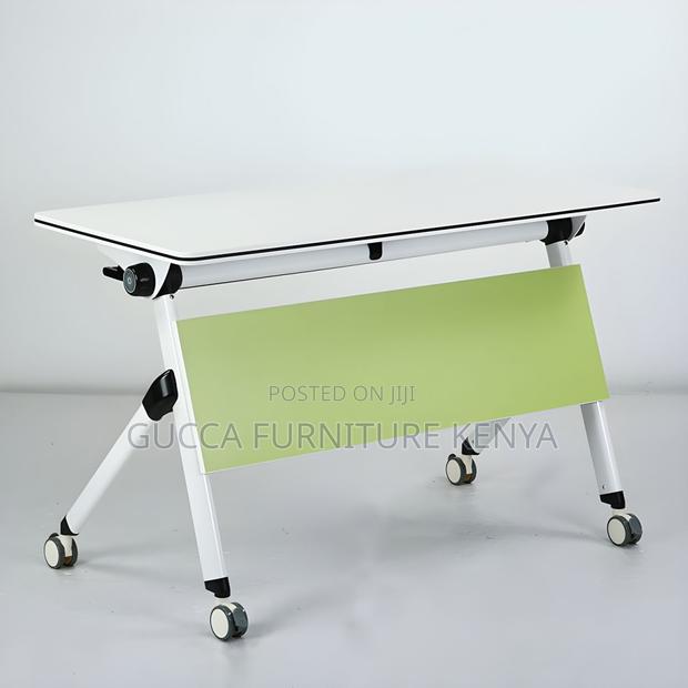 Office Tables:Foldable Contemporary Writing Table for Office - main view