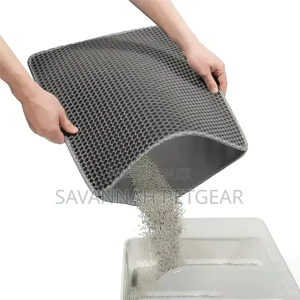 Odor-Free and Non-Toxic Kitty Litter Box Mats Trapping Pad