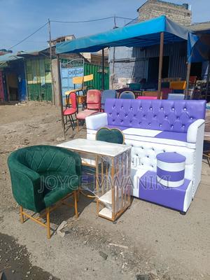 Purple, White 3 Seater Pedicure Seat Plus Manicure Set - thumbnail 2