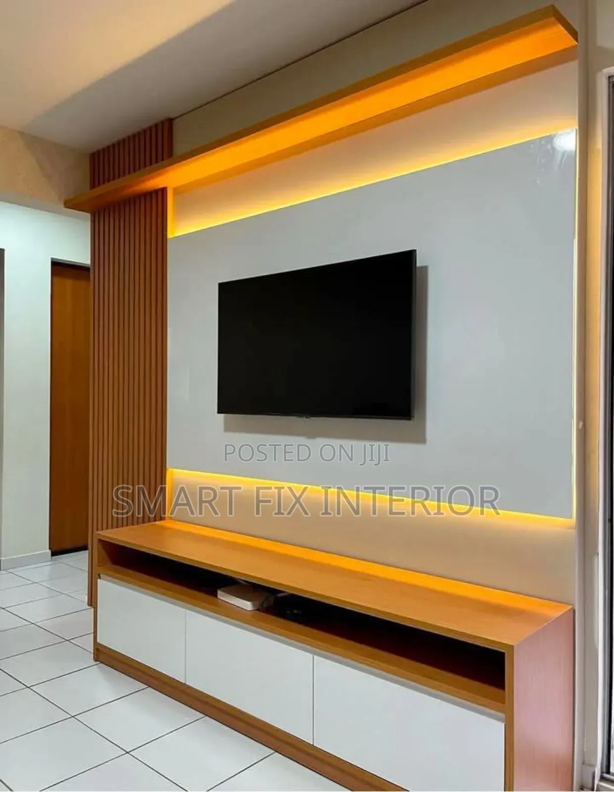 TV Stand/Fireplace/Fluted Panels/Marble Sheets Installation