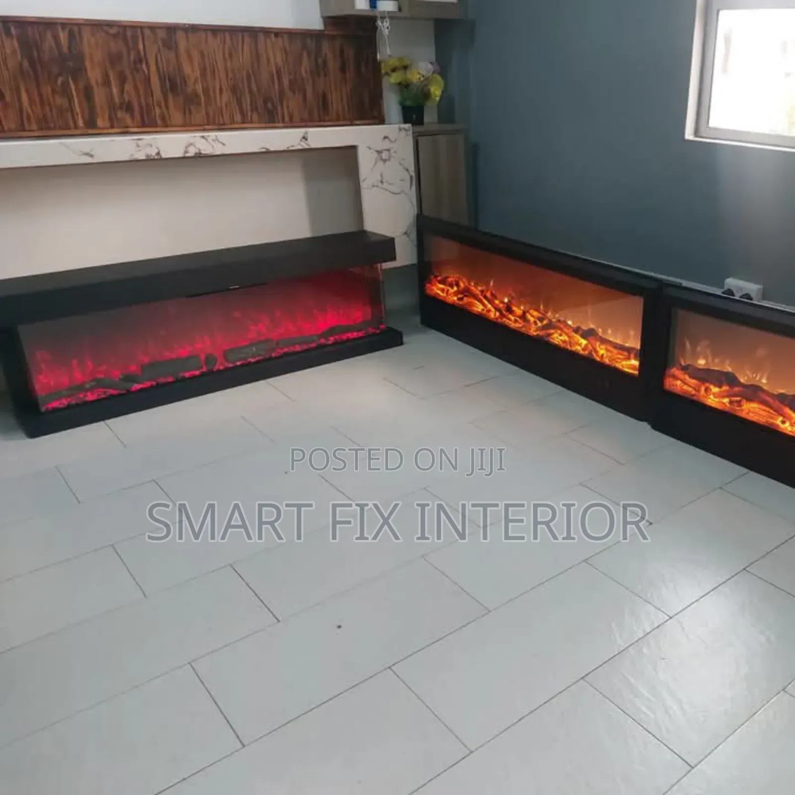 TV Stand/Fireplace/Fluted Panels/Marble Sheets Installation