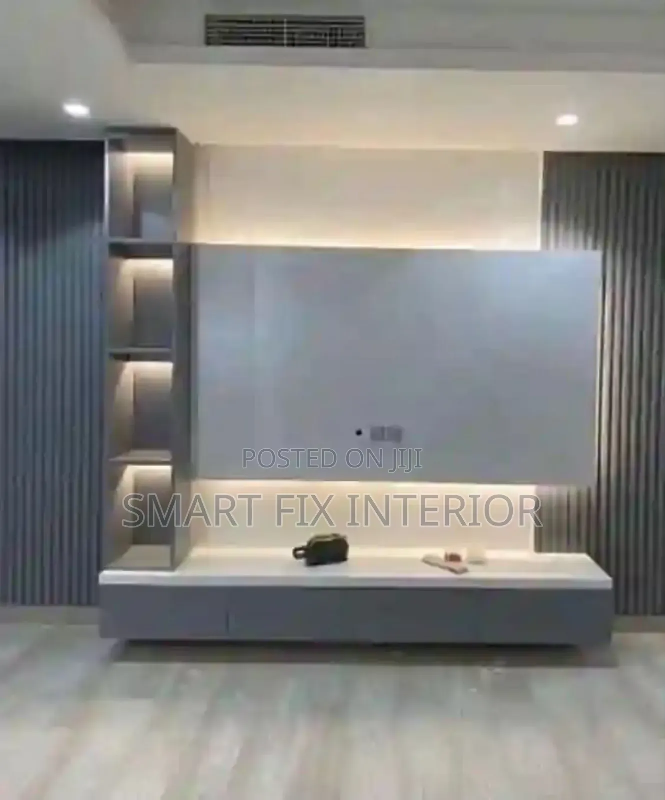 TV Stand/Fireplace/Fluted Panels/Marble Sheets Installation