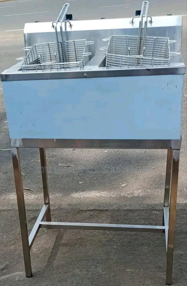 Double Element Ss Deep Fryer