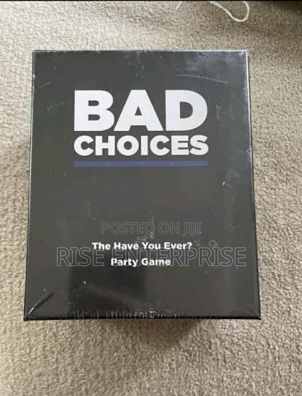 Bad Choices the Have You Ever? Party Card Game