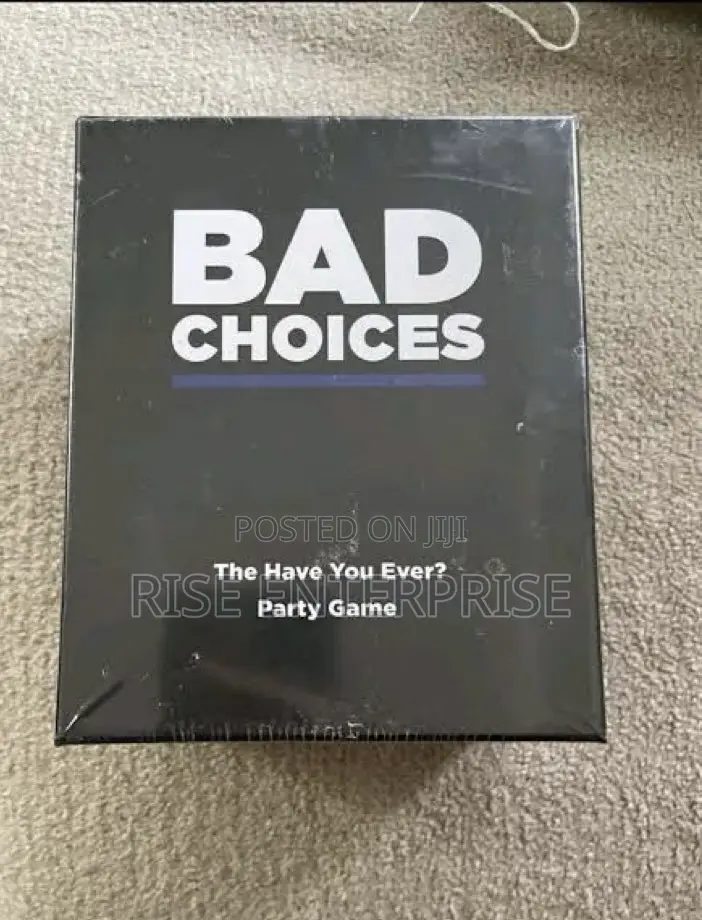 Bad Choices the Have You Ever? Party Card Game