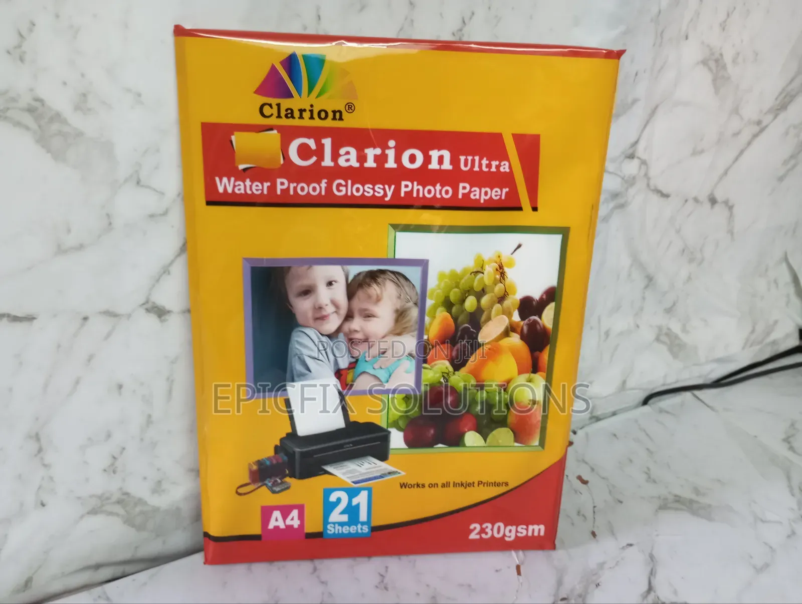 Clarion Photo Papers and Waterproof A4
