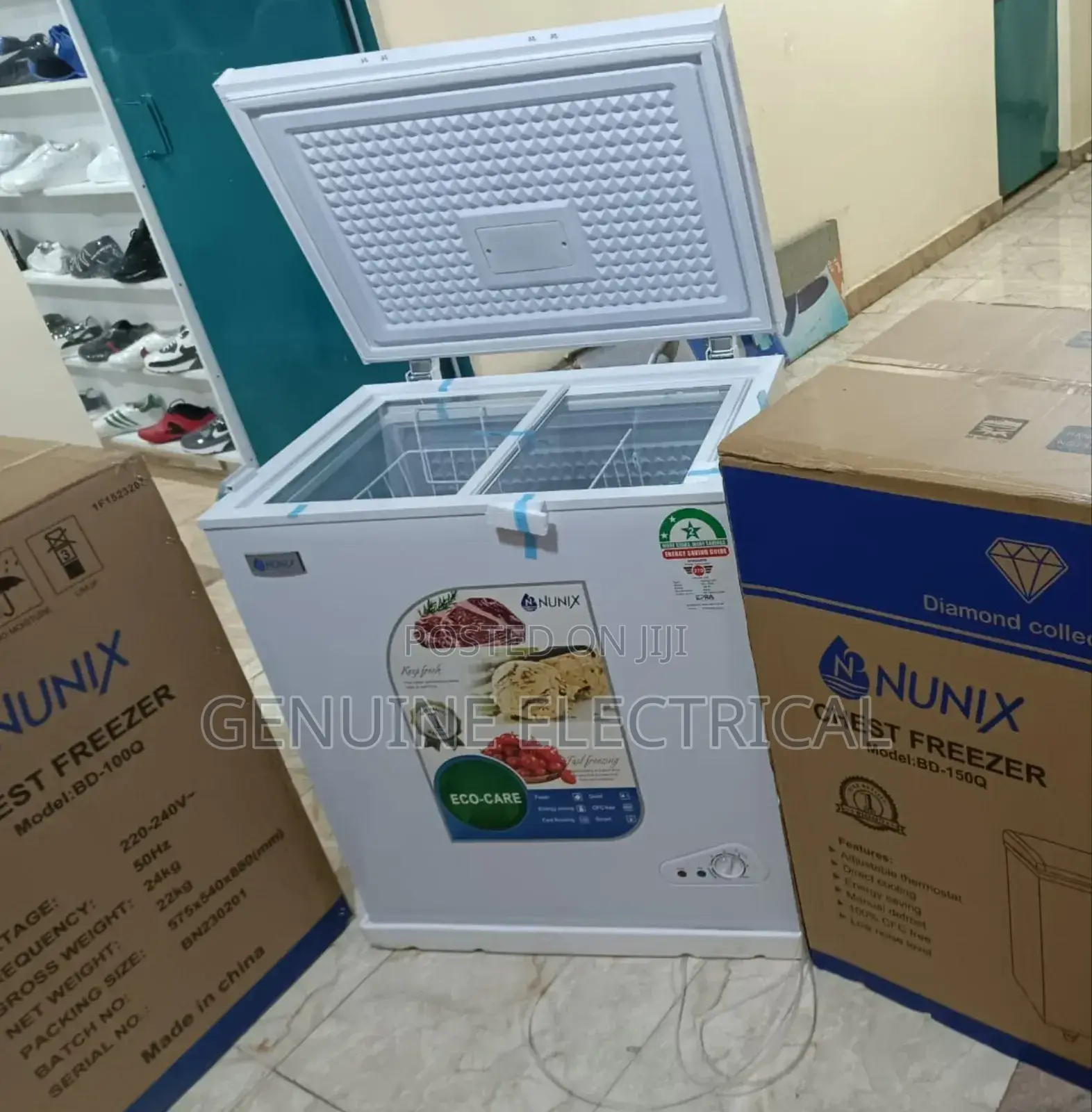Nunix 150 Litres Chest Freezer Nunix Chest Freezer 150 Litre